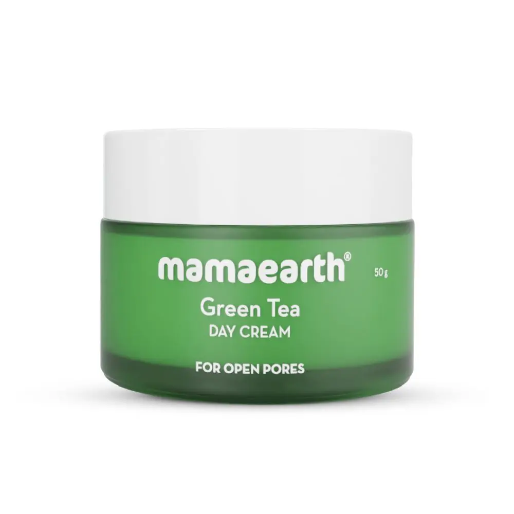 Mamaearth Green Tea Day Cream With Green Tea & Collagen For Open Pores - 50 g