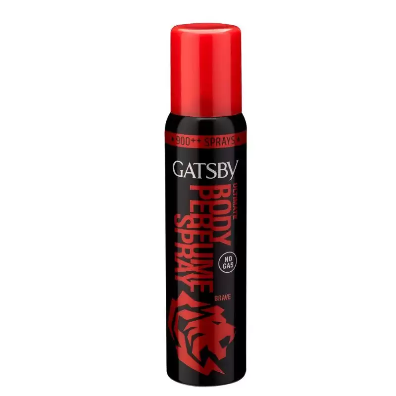 Gatsby Ultimate Body Perfume Spray, Brave