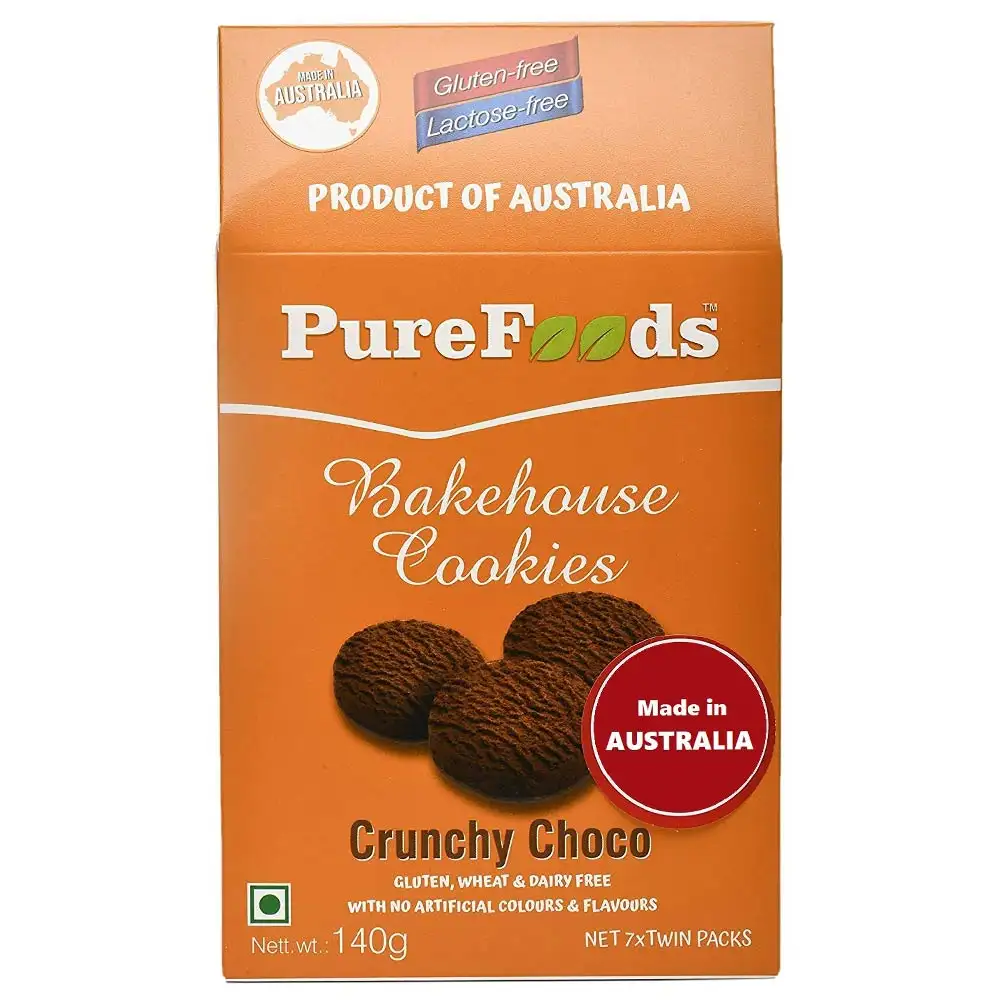 PureFoods Bakehouse Cookies,  140 g  Crunchy Choco