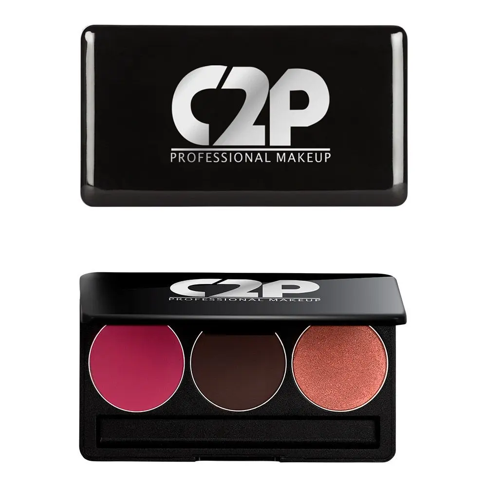 C2P Pro Professional Basic Makeup Trio 2 (Blusher - Contour - Highlighter)