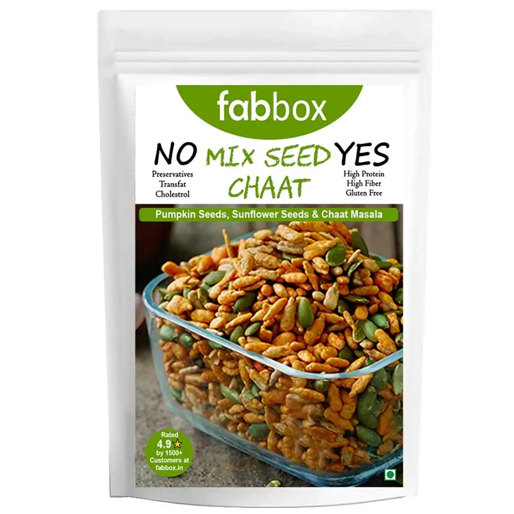 Fabbox Mix Seed Chaat,  Pumpkin Seeds, Sunflower Seeds & Chaat Masala  200 g