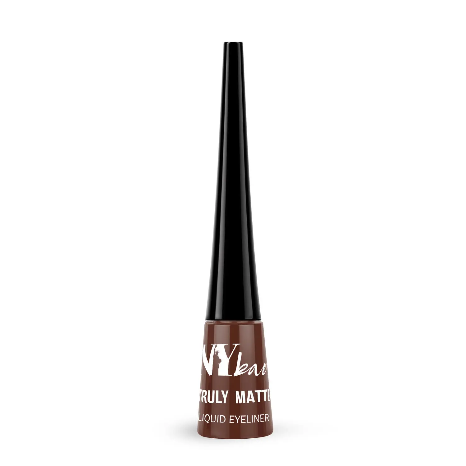 NY Bae Truly Matte Liquid Eyeliner - Boss Brown (4.5 ml) | Matte Finish | Super Pigmented | Long lasting | Quick Drying | Waterproof