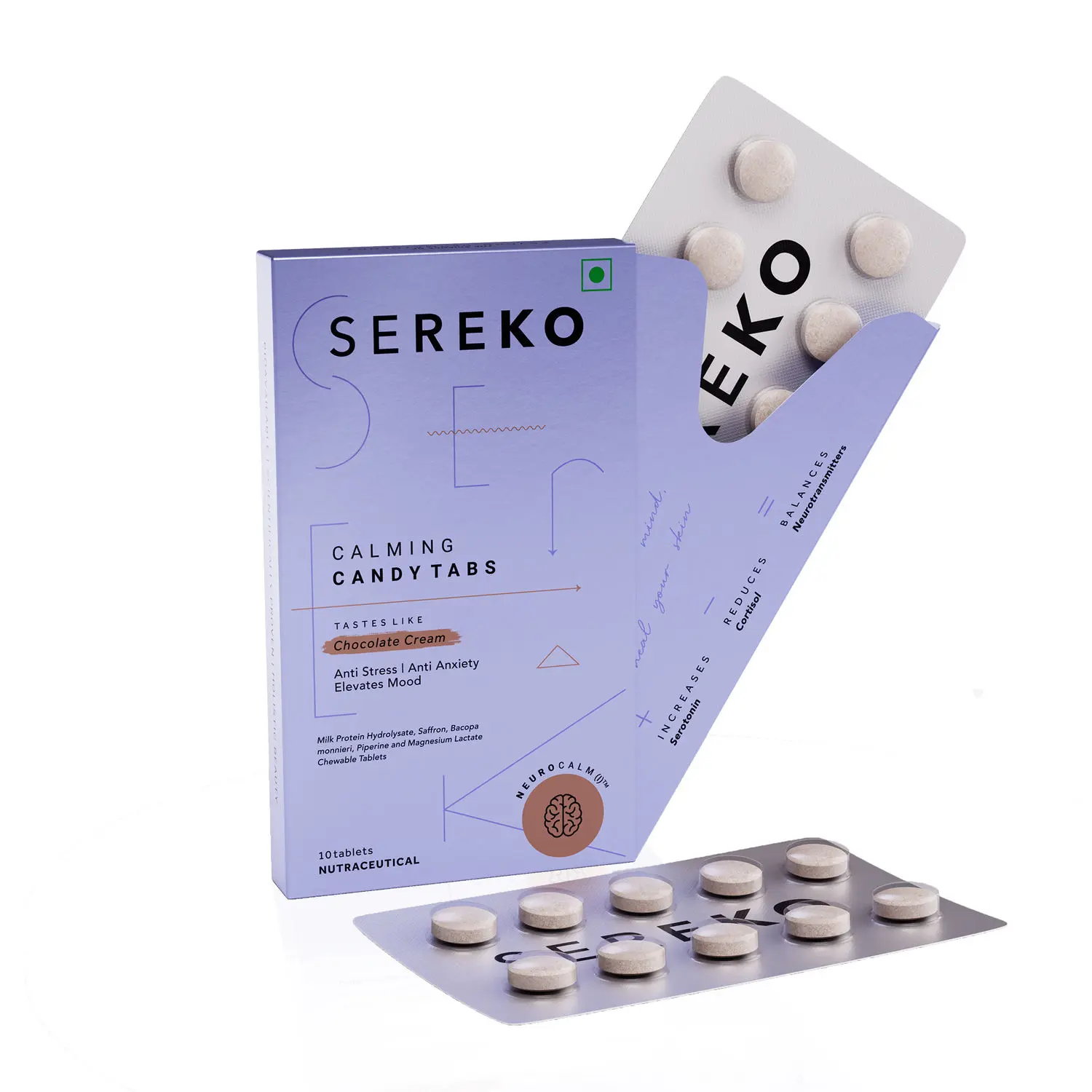 SEREKO Calming Candy Tabs 10 tablets