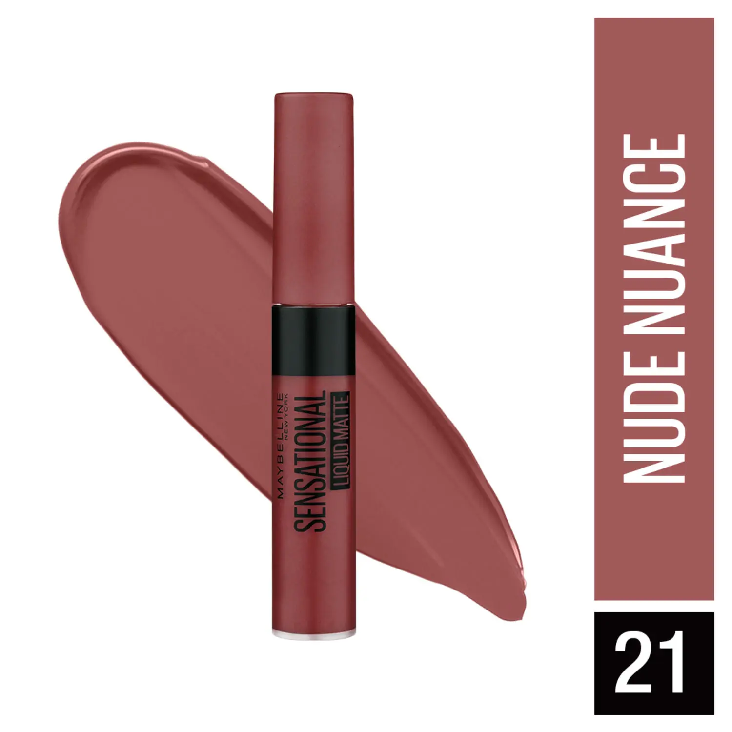 Sensational Liquid Matte Lipstick - 21 Nude Nuance