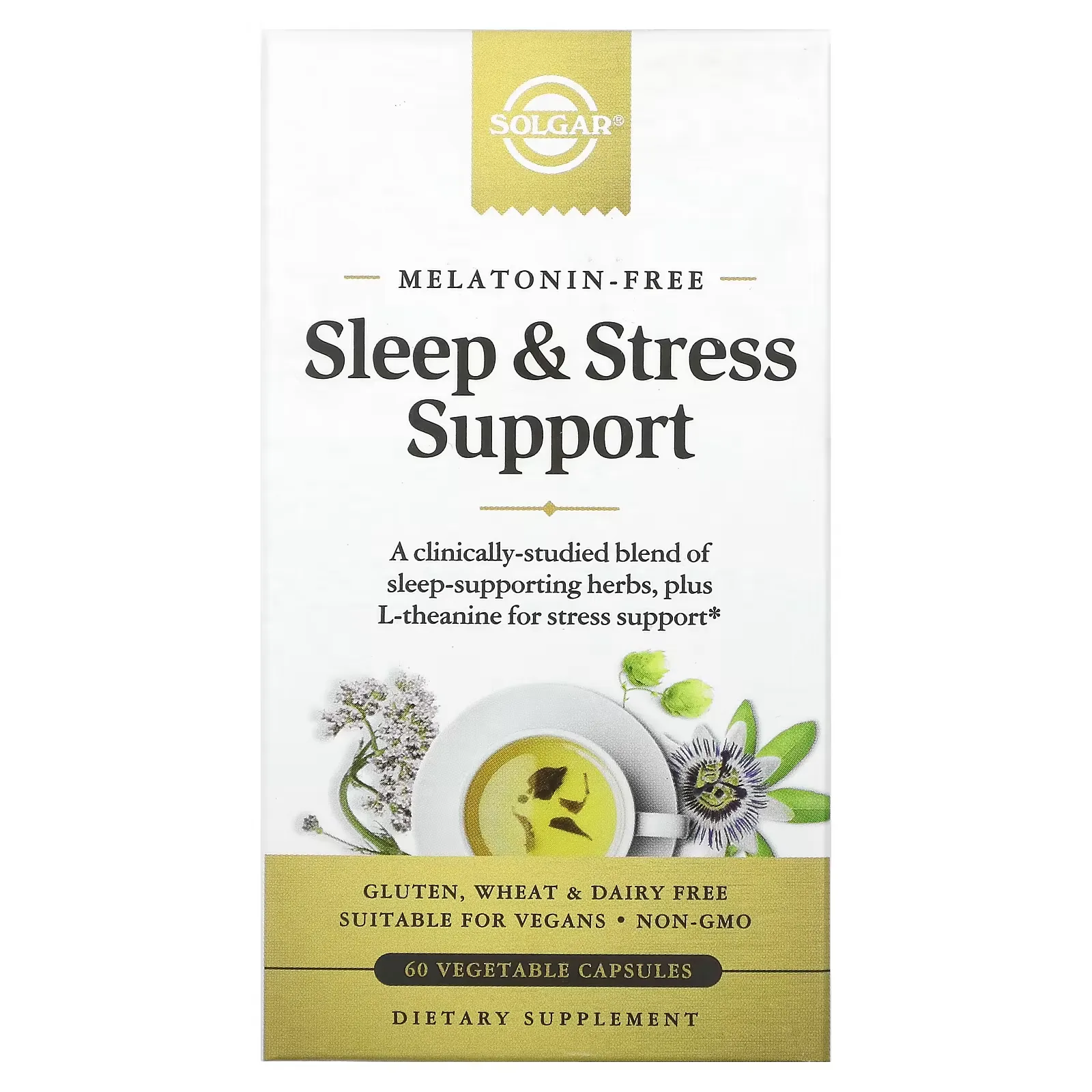 Sleep & Stress Support, 60 Vegetable Capsules