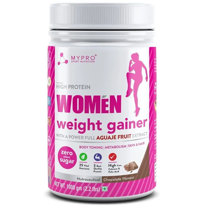 MYPRO SPORT NUTRITION High Protein Women Weight Gainer For Women - Chocolate Flavor