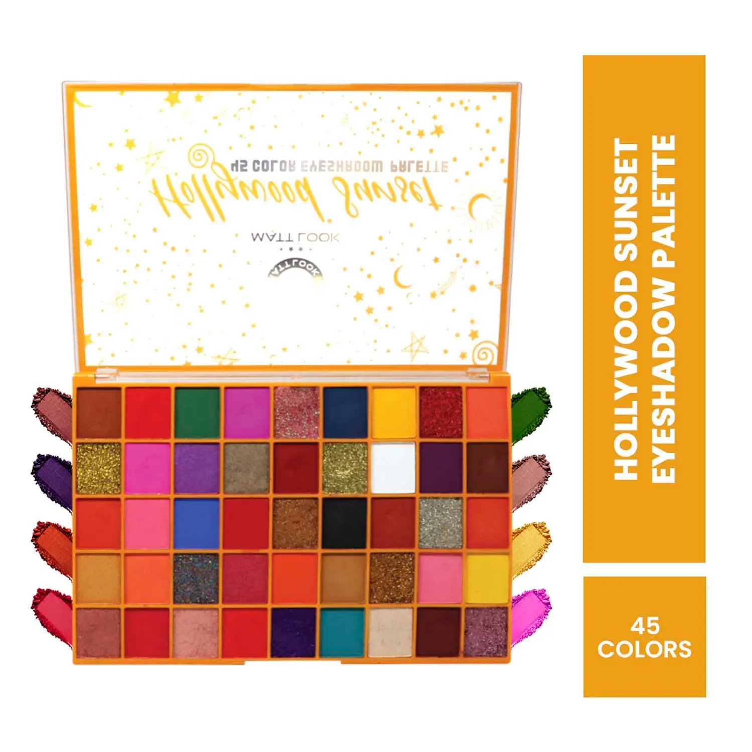 Matt look Hollywood Sunset 45 Colour Eyeshadow Palette, Multicolor-01 (65gm)