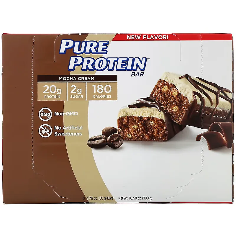 Mocha Cream Bar, 6 Bars, 1.76 oz (50 g) Each