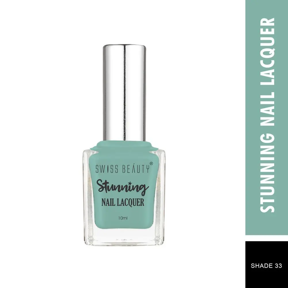 Swiss Beauty Stunning Nail Lacquer 33 Green Onyx (10 ml)