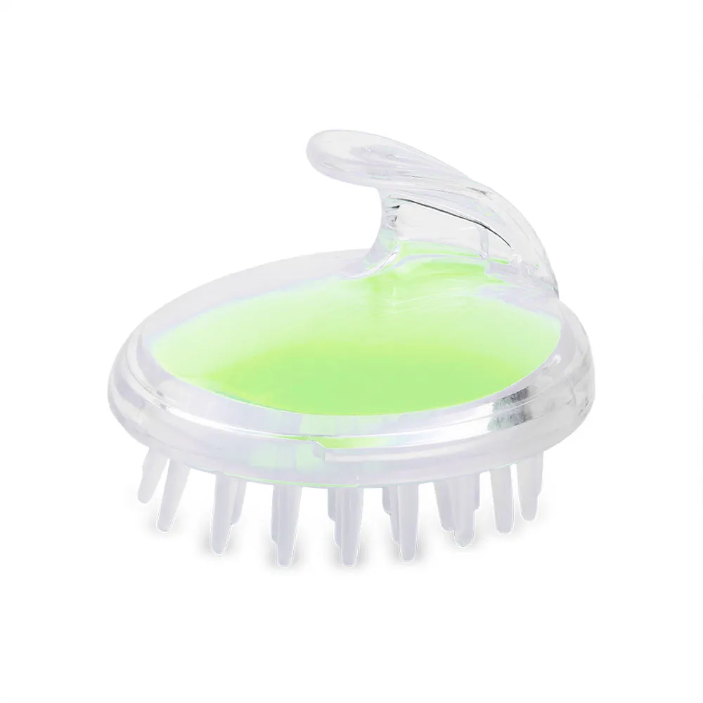 Streak Street Hair Scalp Massager & Shampoo Brush - Lime & Lemony Green - Promotes Hair Growth