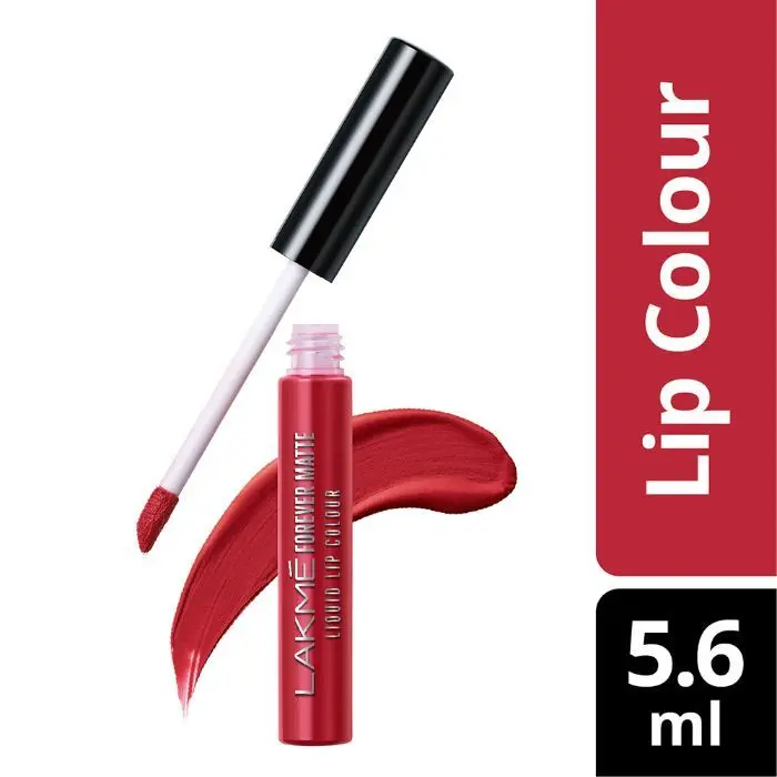 Lakme Forever Matte Liquid Lip Colour - Red Carpet (5.6 ml)