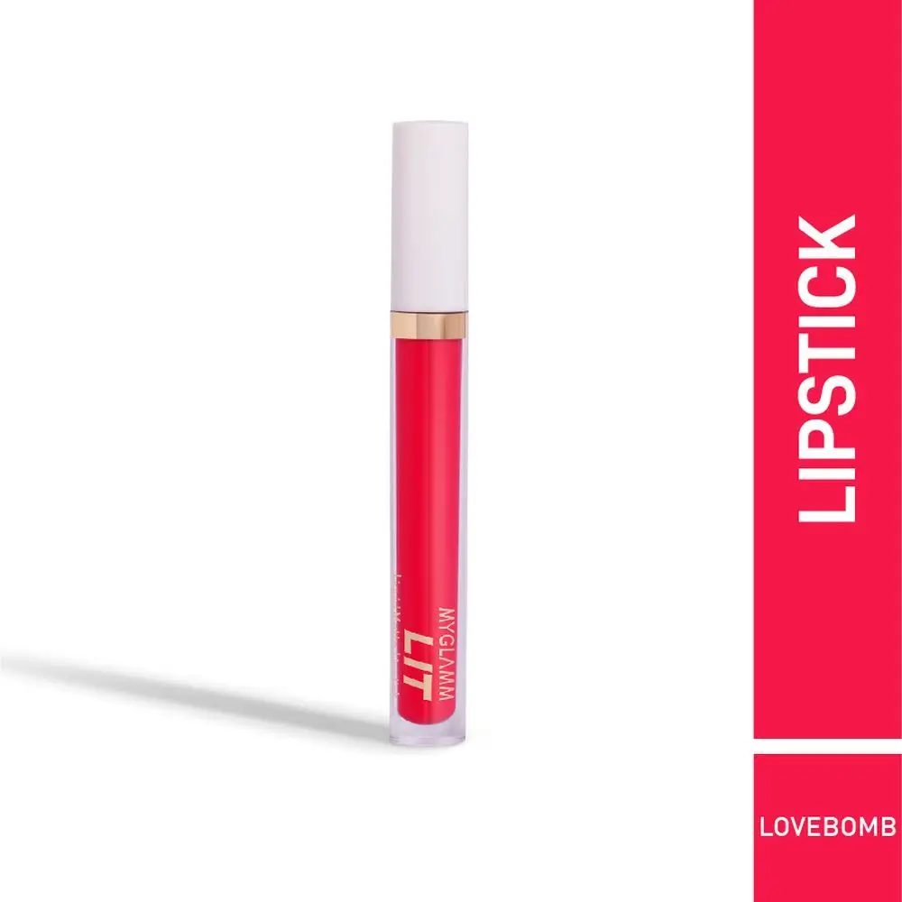 MyGlamm LIT Liquid Matte Lipstick-Lovebomb-3ml