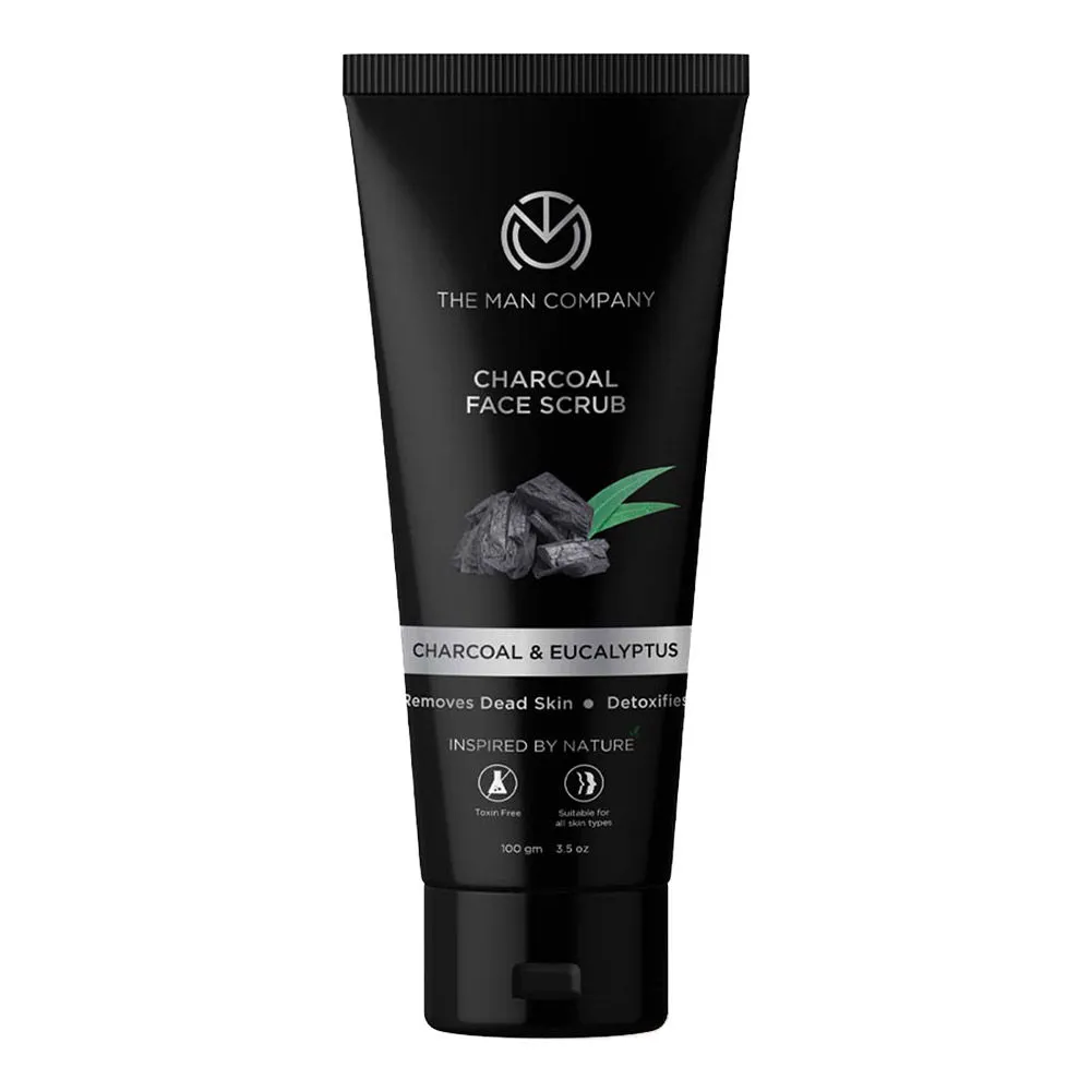 The Man Company Charcoal Face Scrub With Lemongrass & Eucalyptus