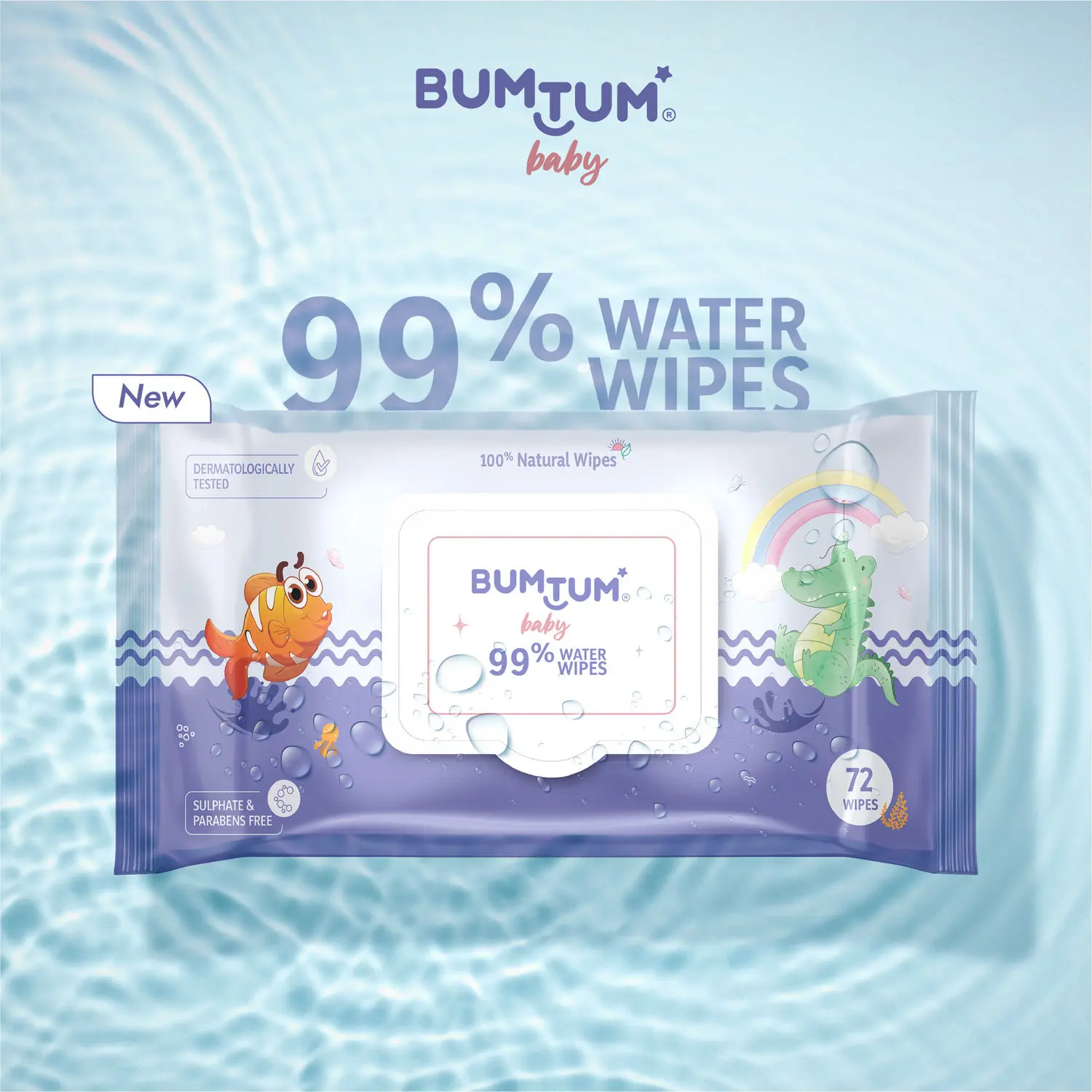 Bumtum Water Wipes