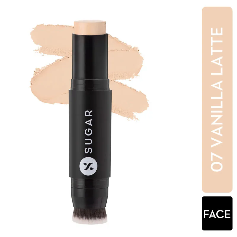 SUGAR Ace Of Face Foundation Stick - 07 Vanilla Latte (Fair, Golden Undertone)