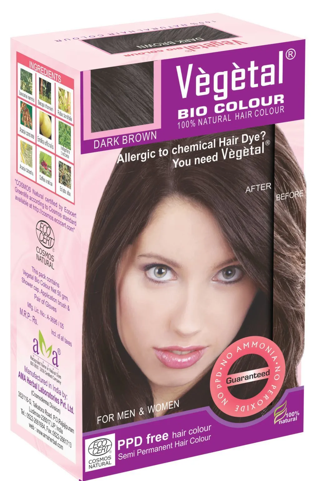 Vegetal Bio Colour Dark Brown