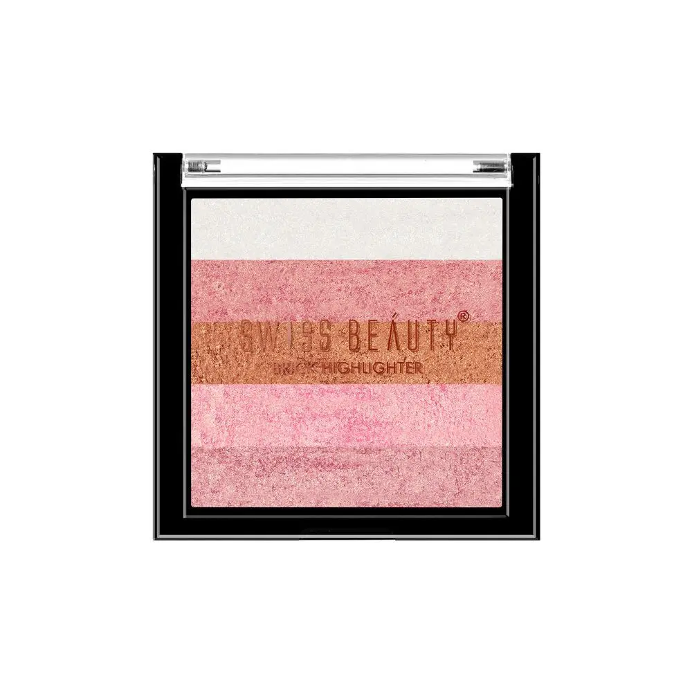 Swiss Beauty Brick Highlighter - SB-805_03-Multicolor (7 g)