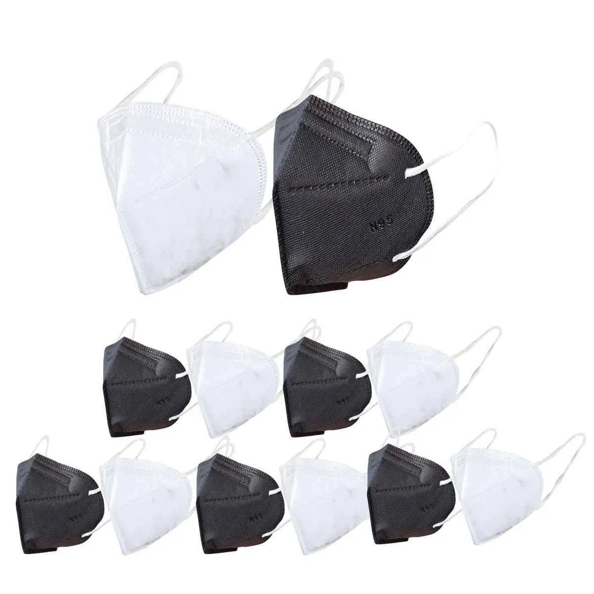 OOMPH Pack of 50 Kn95/N95 Anti-Pollution Reusable 5-Layer Mask