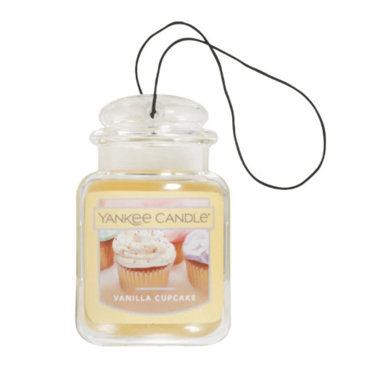 Yankee Candle Car Jar Air Freshener Ultimate Vanilla Cupcake