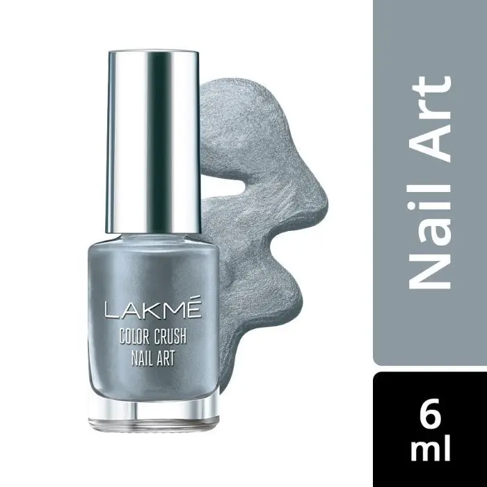 Lakme Color Crush Nail Art - Sand Blue M14 (6 ml)