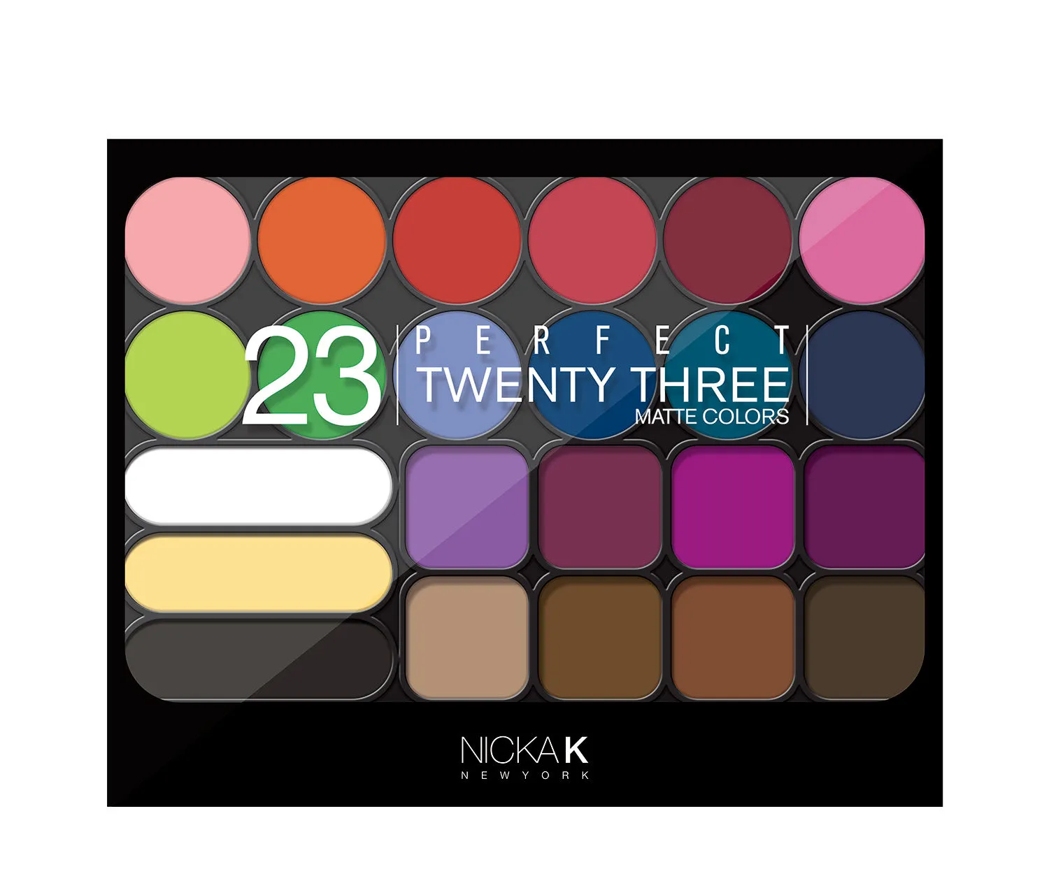 Nicka K Perfect Twenty Three Matte Colors Palette - AP035