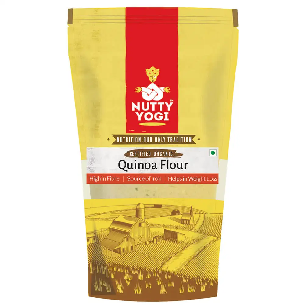 Nutty Yogi Quinoa Flour,  500 g  Unflavoured