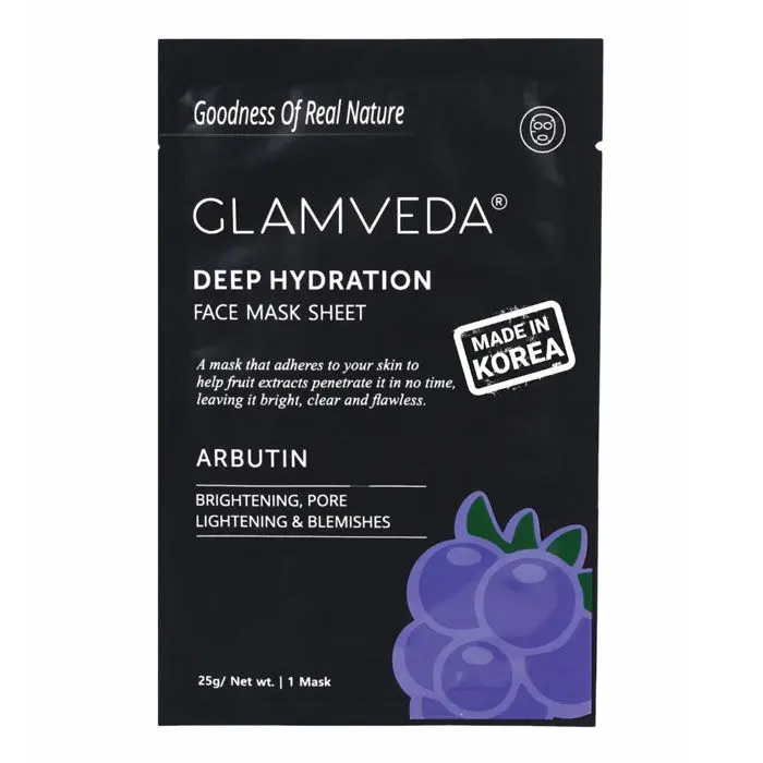 Glamveda Arbutin Hydration Face Mask Sheet (25 g)