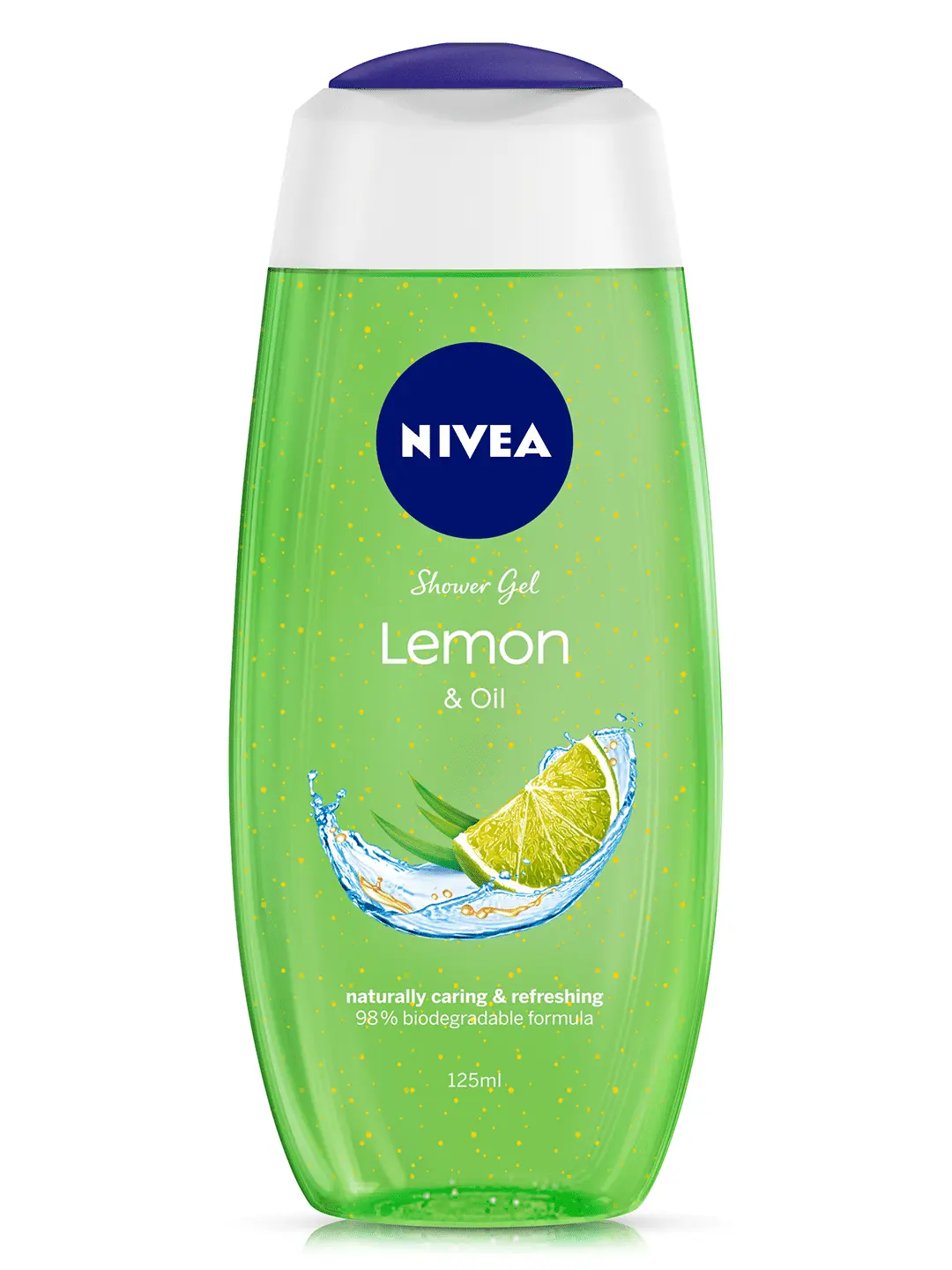 Nivea Lemon & care oil Body wash for long-lasting freshness (125 ml)