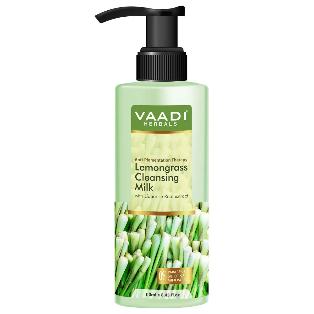 Vaadi Herbals Lemongrass Cleansing Milk with Liquorice Root Extract