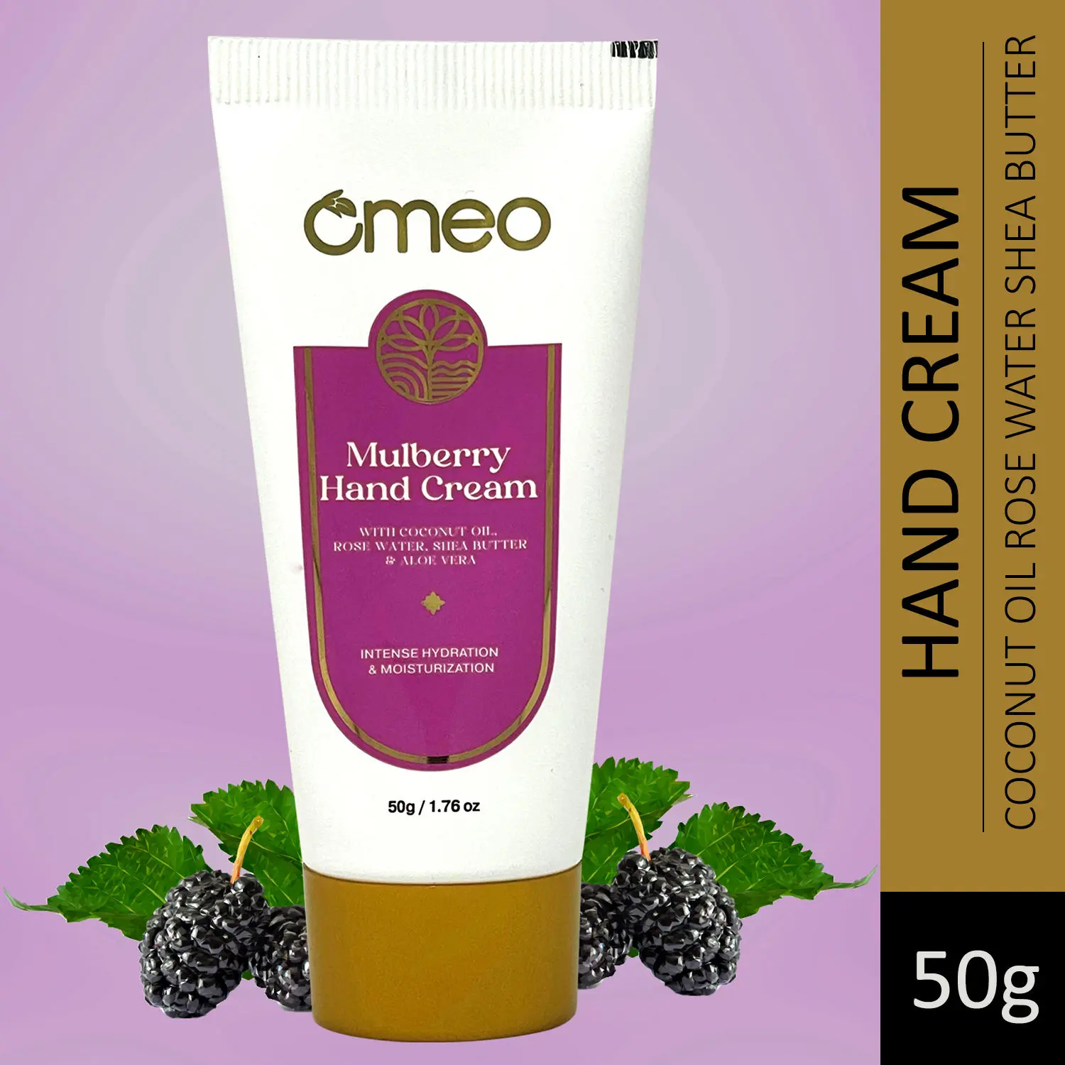 Omeo Natural Mulberry Hand Cream for Moisturization for Men & Women (50 g)