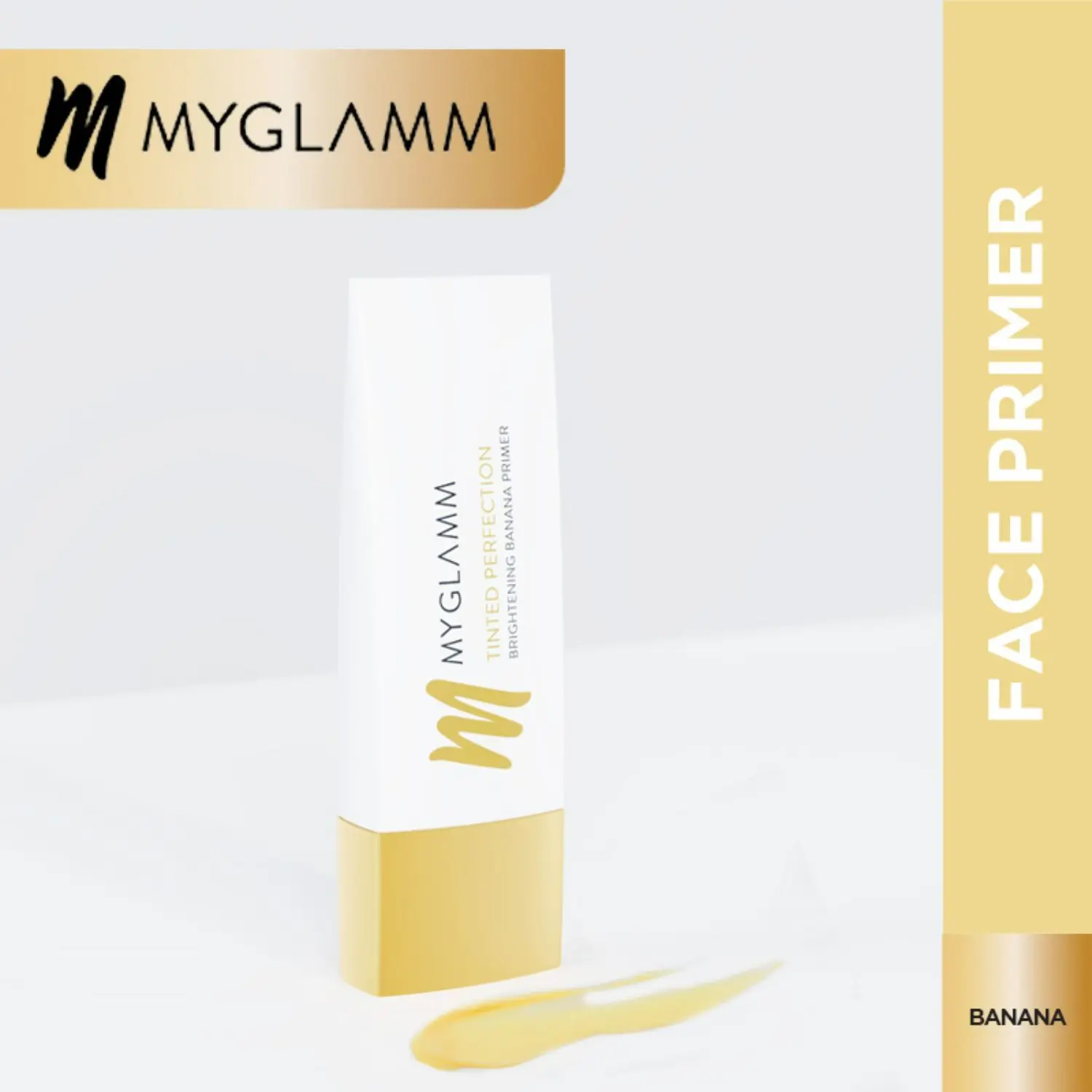 MyGlamm Tinted Perfection Brightening Banana Primer-Banana-27gm