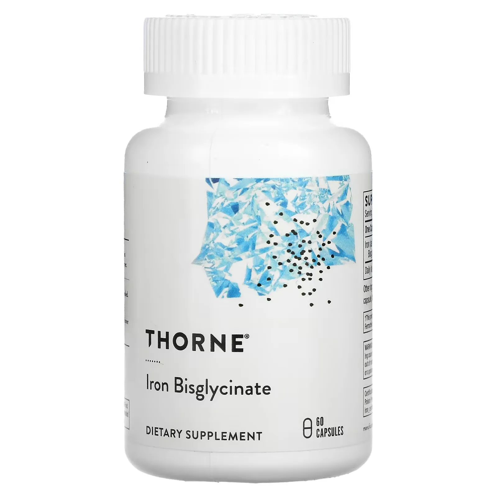 Iron Bisglycinate, 60 Capsules