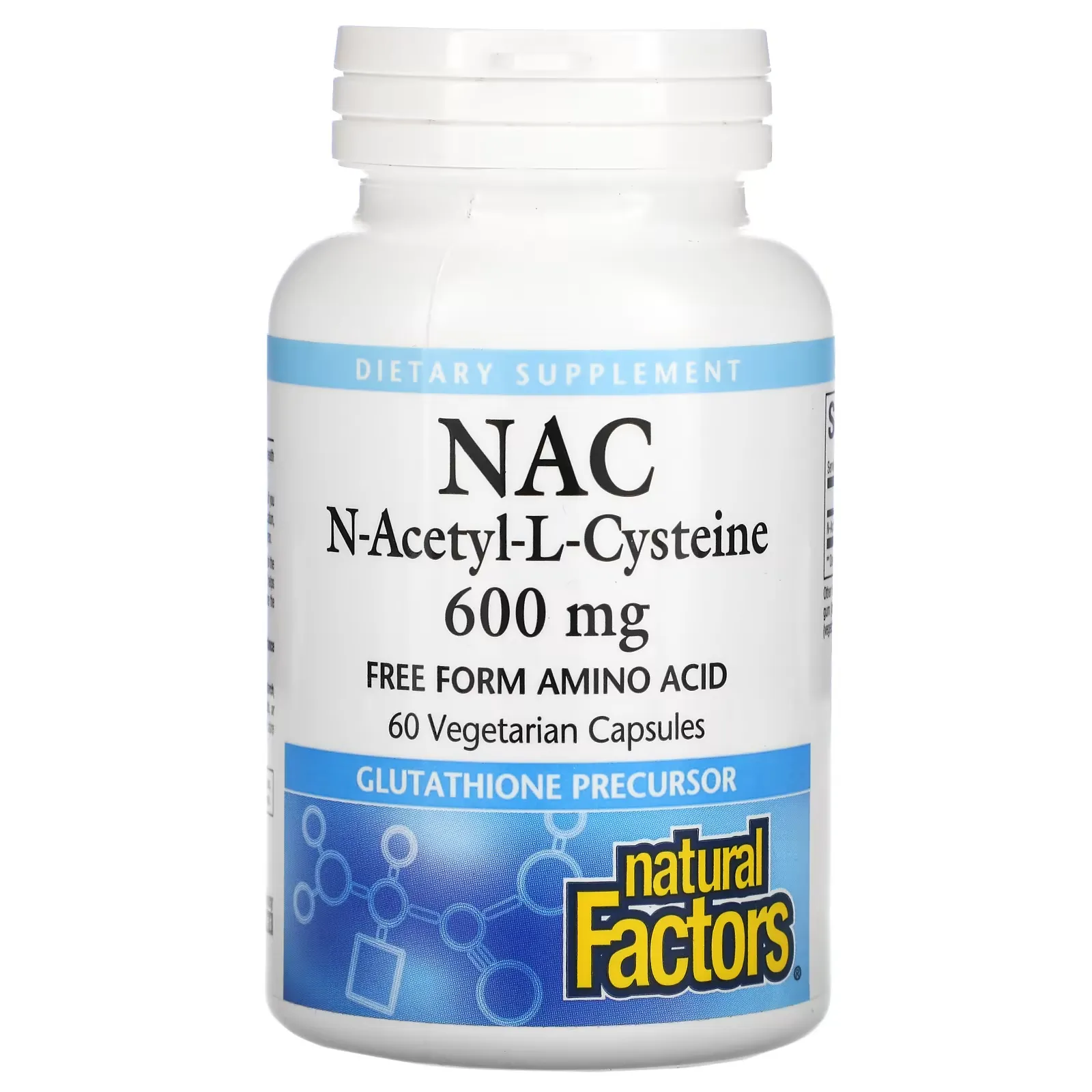 NAC, N-Acetyl-L-Cysteine, 600 mg, 60 Vegetarian Capsules