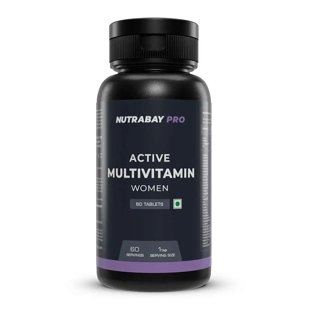 Nutrabay Active Multivitamin Women,  60 tablet(s)  Unflavoured