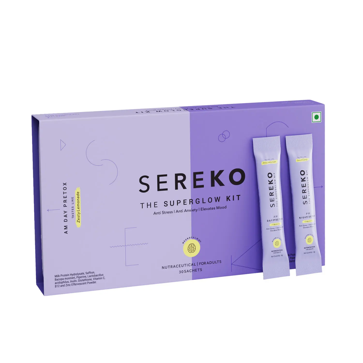 SEREKO Super Glow Kit 30 sachets x 4gm each