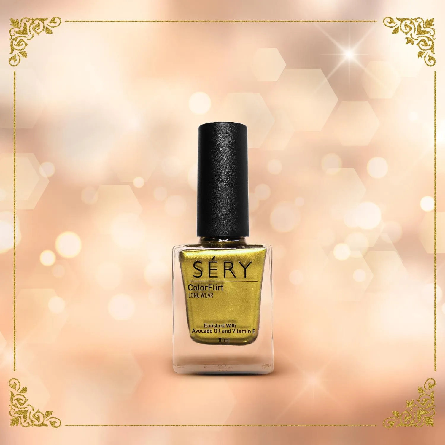 SERY Colorflirt Nail Polish Celebration Collection - Gold Lava