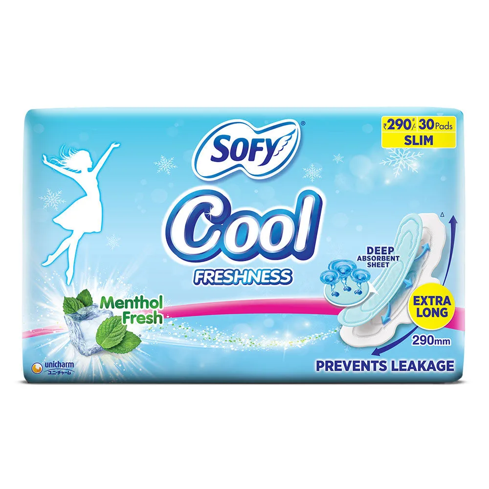 Sofy Cool Sanitary Pads XL (Pack of 30)