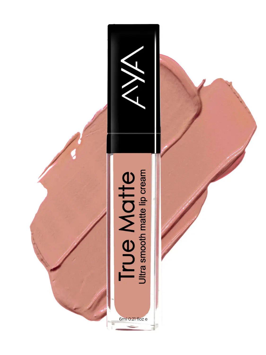 AYA True Matte Liquid Lipstick, Ultra Smooth Matte Lip Cream, 03 Brown Nude, 6ml