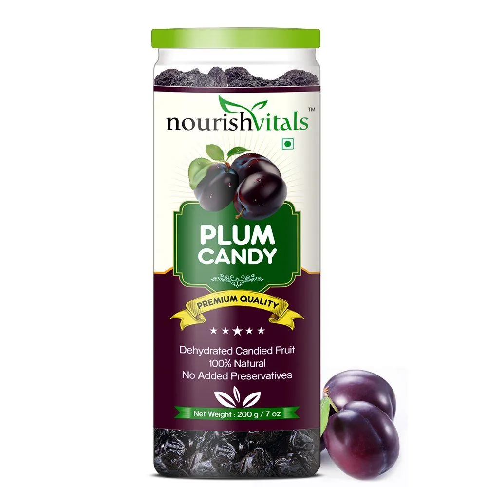 Nourish Vitals Plum Dried Fruit (Dehydrated Fruits)