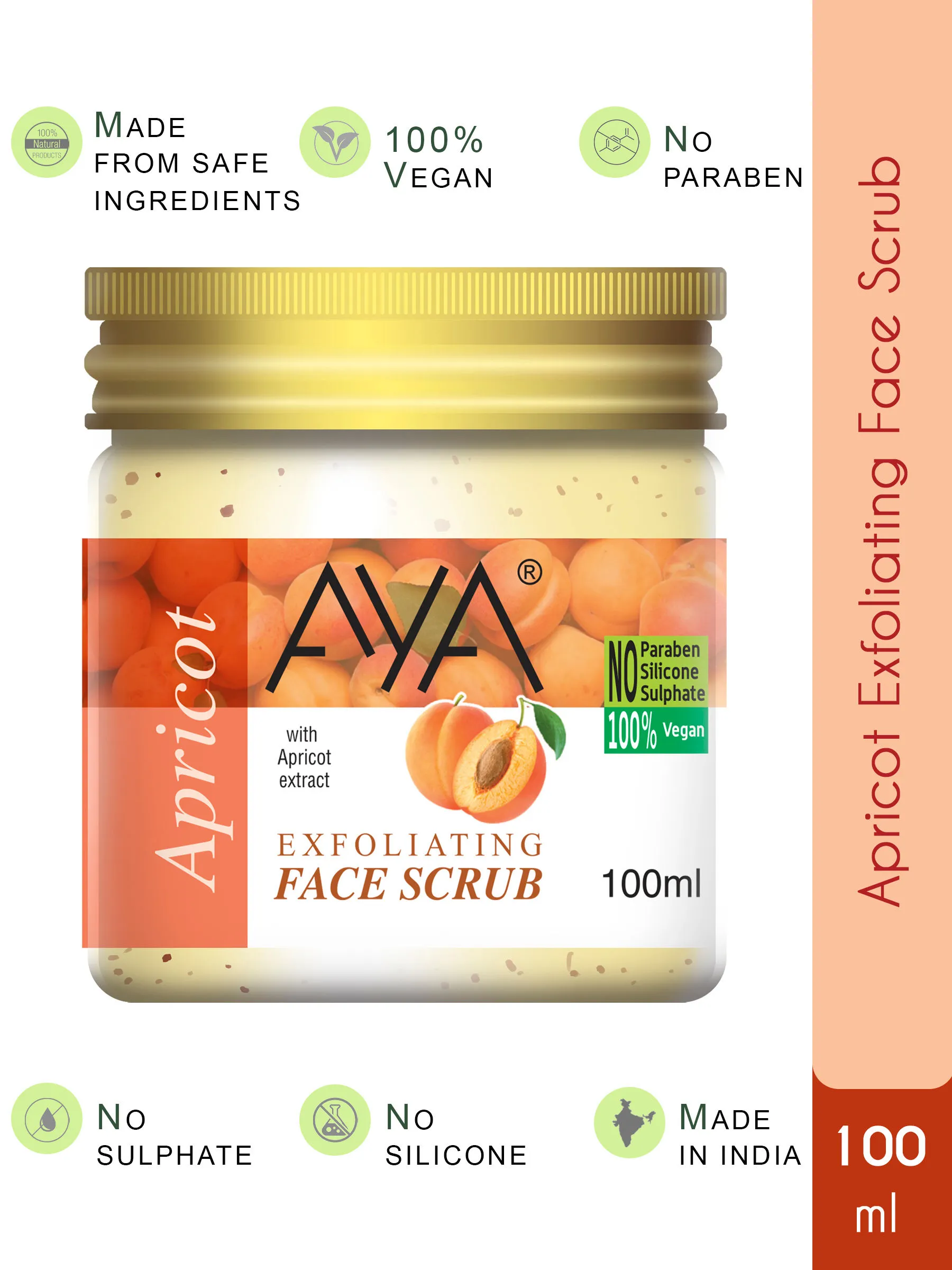 AYA Apricot Exfoliating Face Scrub