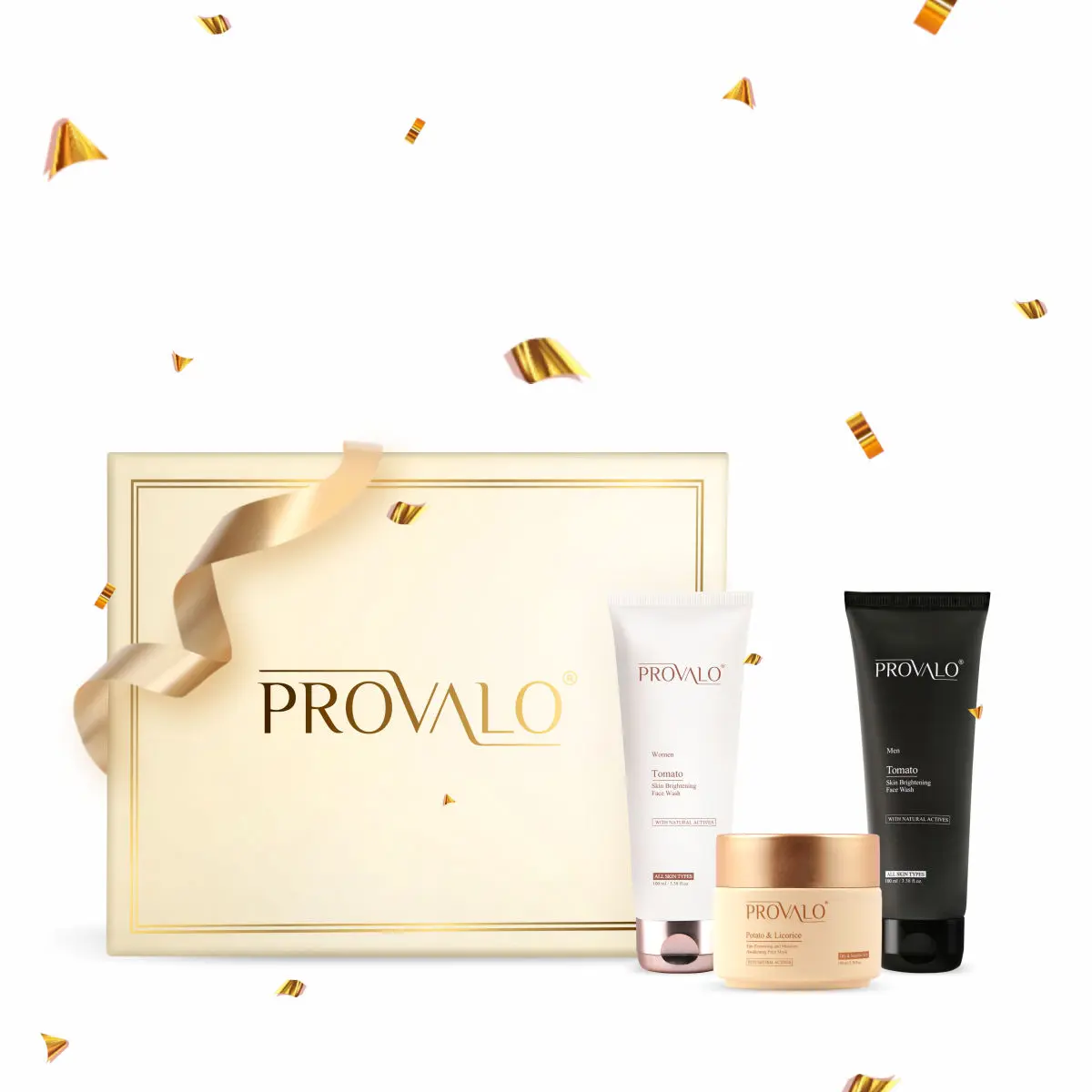 Provalo His & Hers Glow Gift Set (Unisex)(Dry & Sensitive Skin)