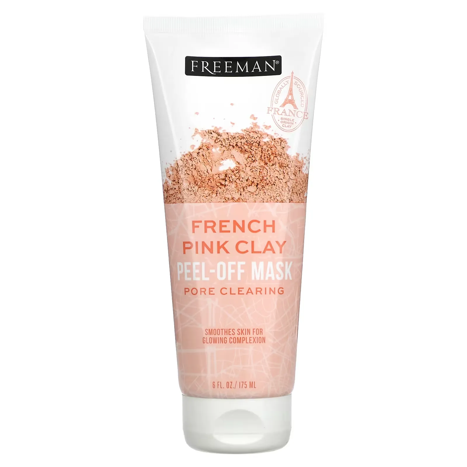 French Pink Clay Peel-Off Beauty Mask, 6 fl oz (175 ml)