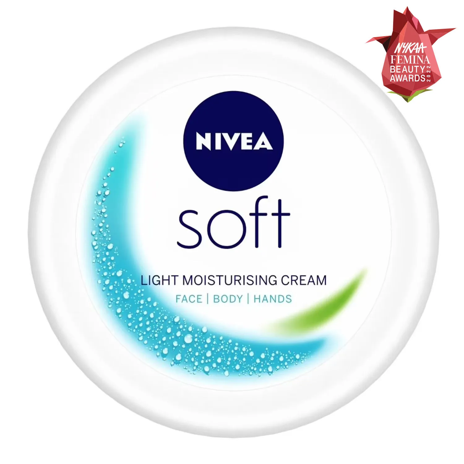 NIVEA Soft Light Moisturizer for Face, Hand & Body, Non-Sticky Cream with Vitamin E & Jojoba Oil