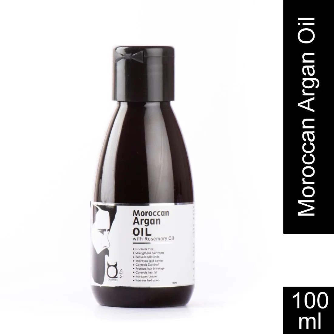 Qraa Men Moroccan Argan Oil With Rosemary Oil- Cold Pressed Oil