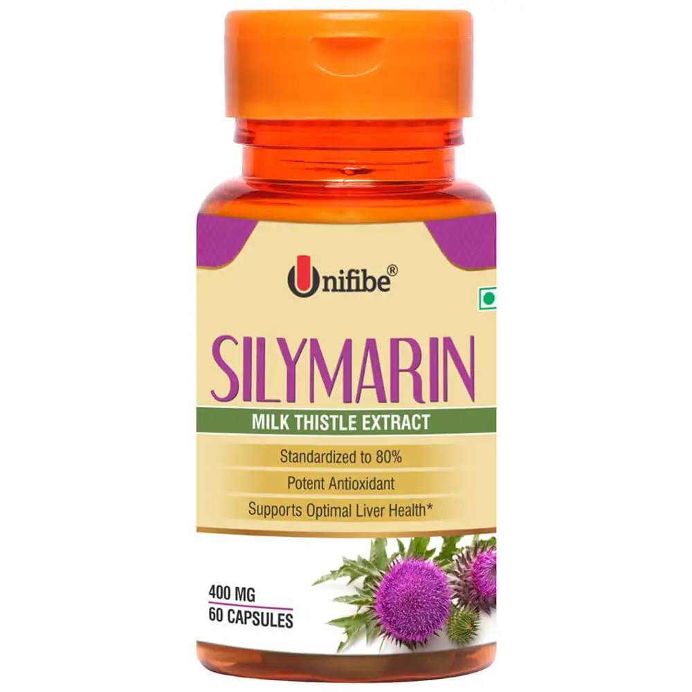 Unifibe Silymarin Milk Thistle Extract,  60 capsules