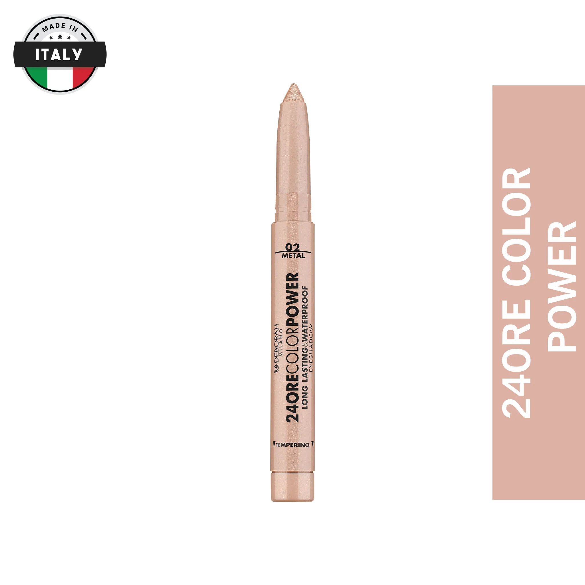 Deborah Milano 24Ore Color Power Long Lasting & Waterproof Eyeshadow - Light Gold