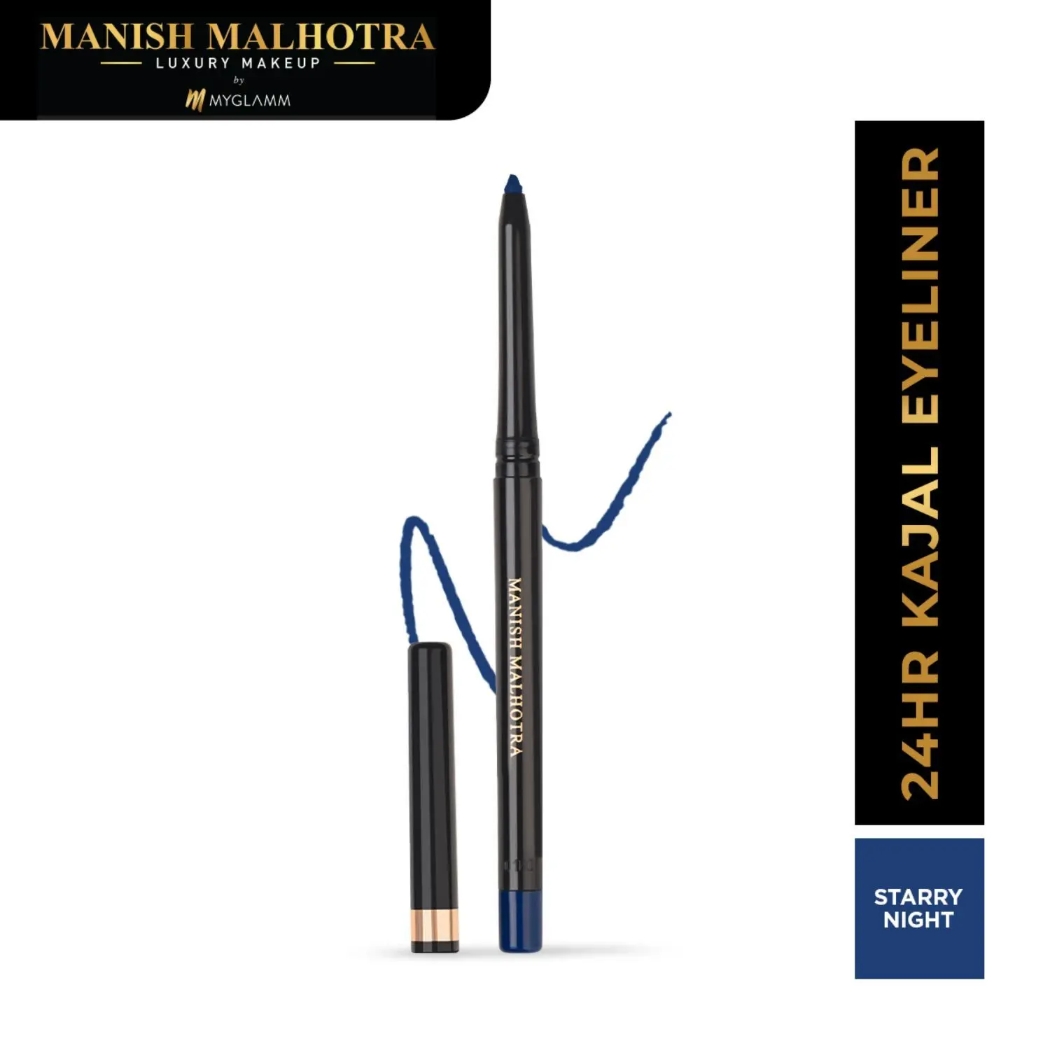 Manish Malhotra Beauty By MyGlamm 24H Kajal Eyeliner-Starry Night-0.35gm