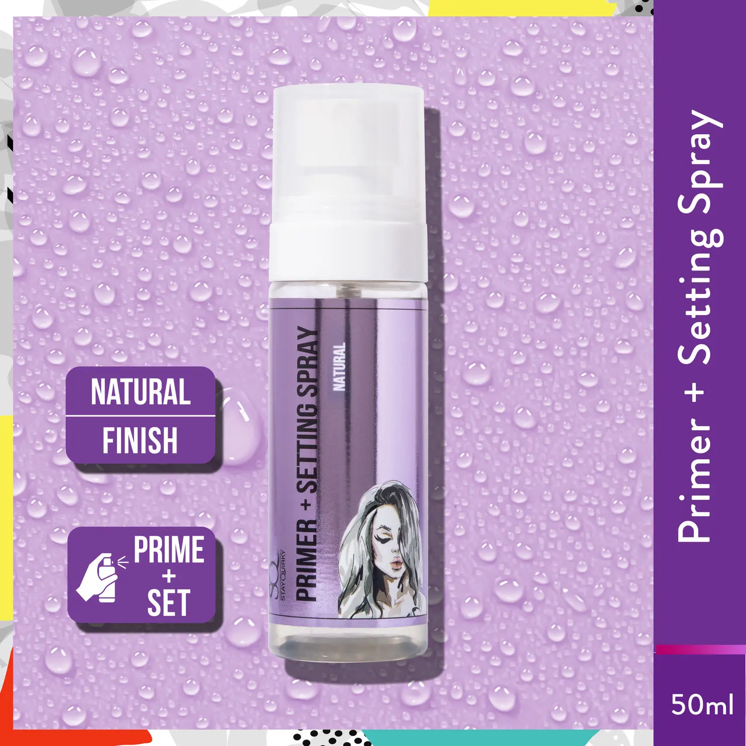 Stay Quirky Primer + Setting Spray (Natural) 50 ml