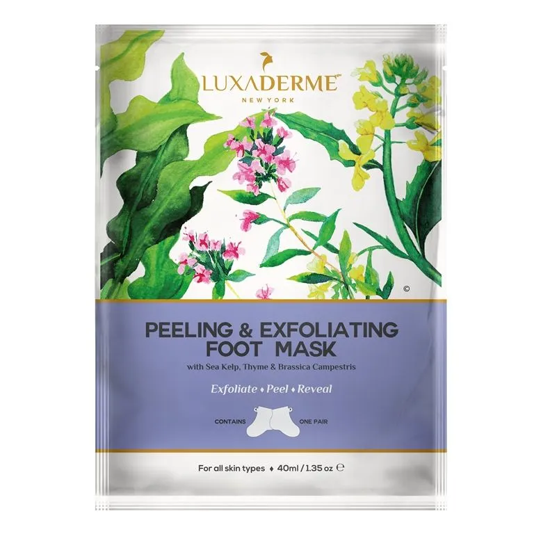 LuxaDerme Peeling & Exfoliating Foot Mask