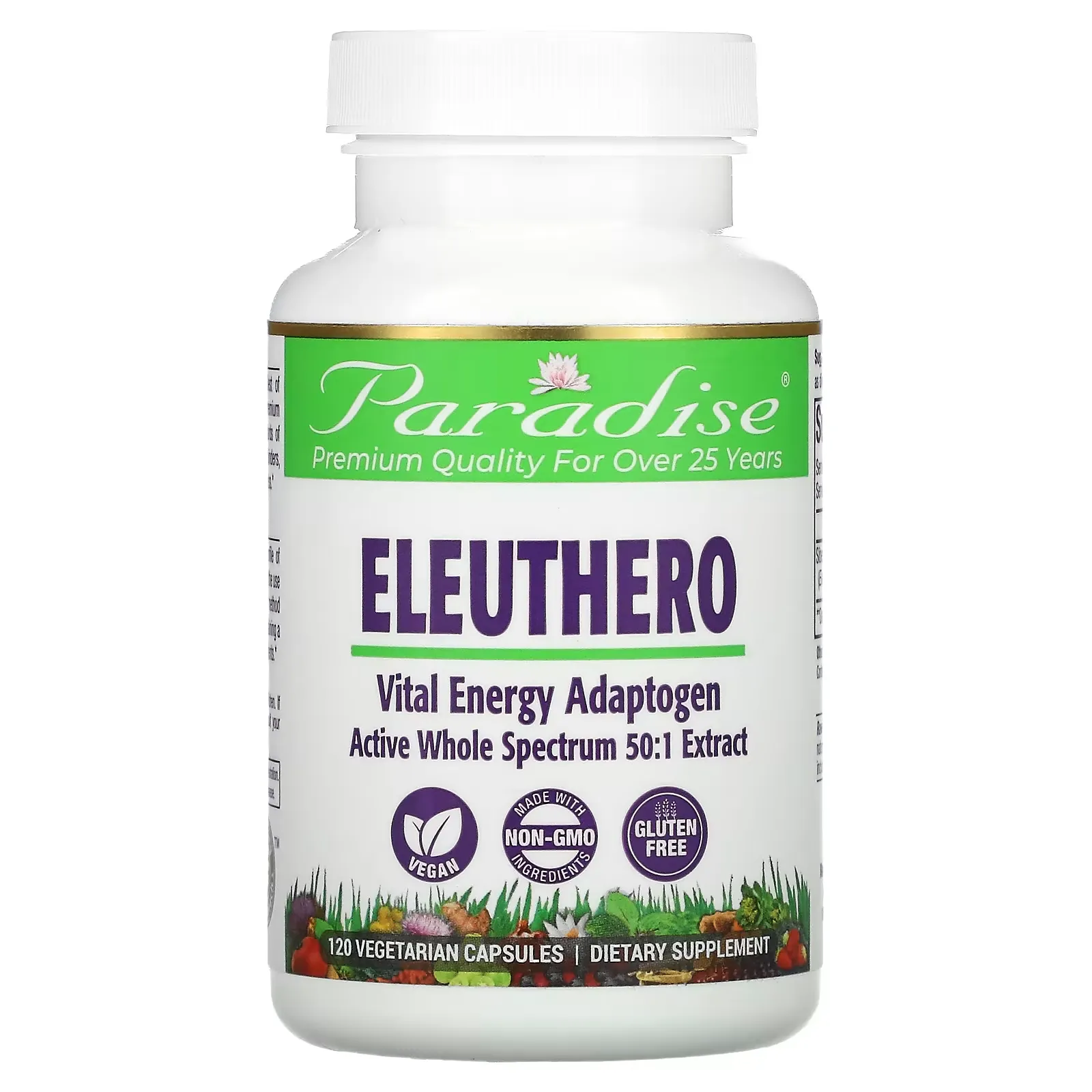 Eleuthero, 120 Vegetarian Capsules